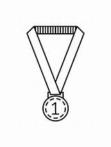 Medal coloring Pages sketch template