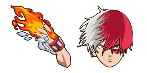 My Hero Academia Shoto Todoroki cursor – Custom Cursor