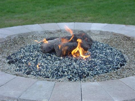 Gas Fire Pit Glass Rocks | FIREPLACE DESIGN IDEAS