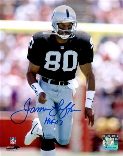 JAMES LOFTON SIGNED 8X10 RAIDERS PHOTO #1 | Waukesha Sports Cards