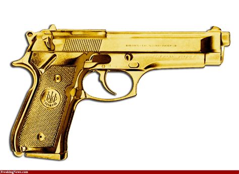 Gold Beretta | Daddy's gonna shoot | Pinterest