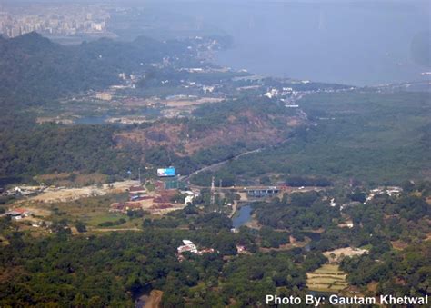 Thane - The Lake City: Aerial View of Ghodbunder Road