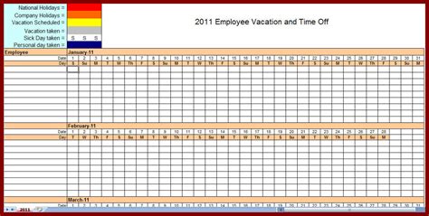 Printable Monthly Employee Schedule Template - Printable Templates