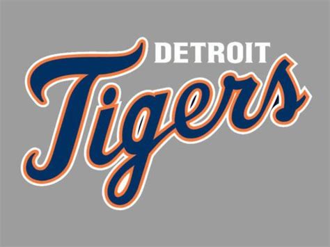 Detroit Tigers Logo Font... | Tiger logo, ? logo, Detroit tigers