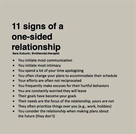Signs of A One Sided Relationship in 2023 | One sided relationship, Relationship advice quotes ...
