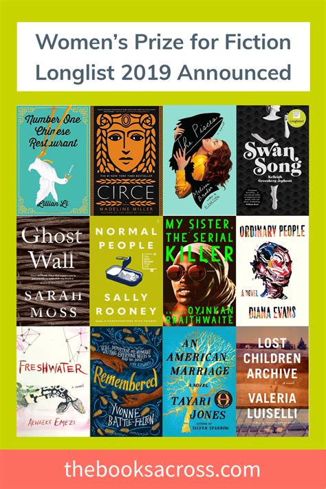 Women’s Prize for Fiction 2022 Longlist Announced | Book blogger, Book recommendations, Award ...