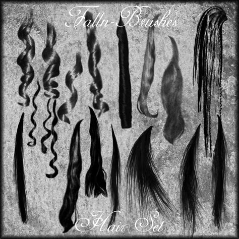 Hair Brushes Set 1 by Falln-Brushes on DeviantArt