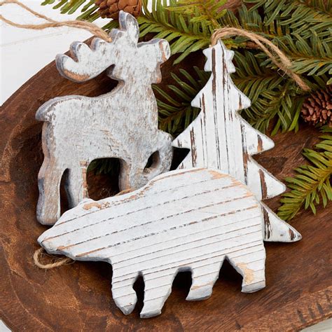 Rustic Cabin Themed Ornaments - Christmas Ornaments - Christmas and ...