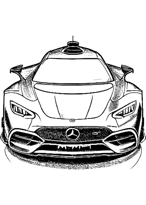 Suddenly the MercedesAMG Project One Bursts Onto the Scene · Creative Fabrica