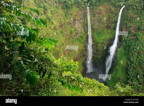 Tad Fane waterfall, Bolaven Plateau, Laos, Southeast Asia Stock Photo ...