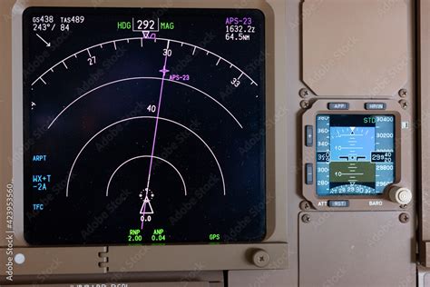 Boeing 777 Cockpit details Stock Photo | Adobe Stock