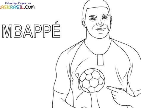 a man holding a soccer ball in his hand with the word'm b e p e