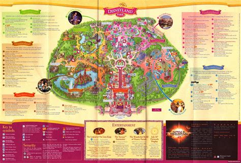 Disneyland Paris Park Map Printable