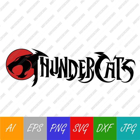 Thundercats Logo Tv Show Comic 80s 90s Vector Digital Download SVG, Ai, EPS, Png, Jpeg, Dxf - Etsy