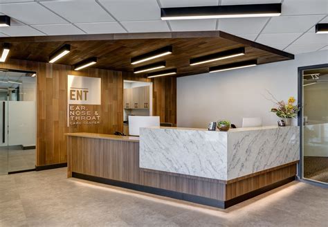 ENT Reception Desk | Reception desk design, Clinic interior design ...