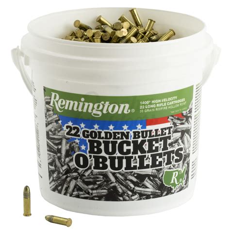 Remington Bucket O' Bullets 22LR Ammo 36 Grain Hollow Point 5600 Rounds ...