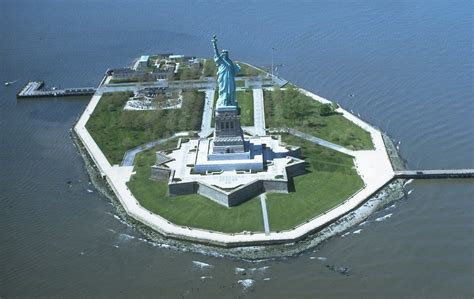 Statue Of Liberty | Free Stock Photo | Aerial view of the Statue of ...