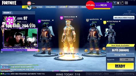 Fortnite Squads with FaZe Apex, FaZe Blaze, and FaZe Replays. - YouTube