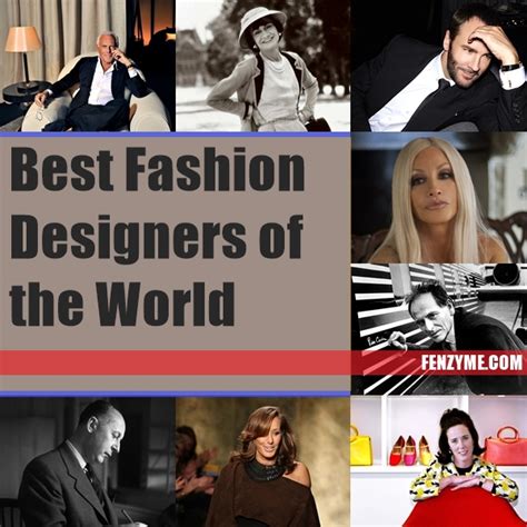 Top 10 Best Fashion Designers of the World