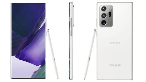 Here are the Galaxy Note 20 Ultra renders in all colors - Gizmochina