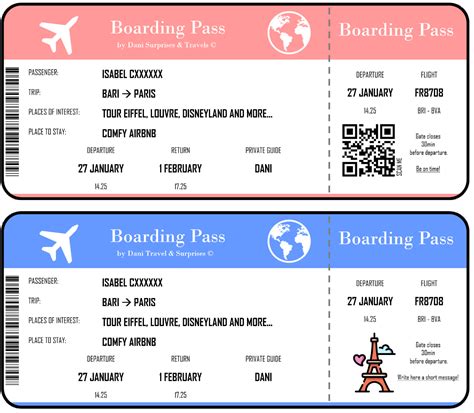 Boarding Pass Free Printable - Printable Form, Templates and Letter