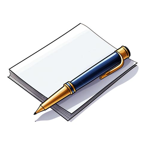 Pen And Paper Clipart