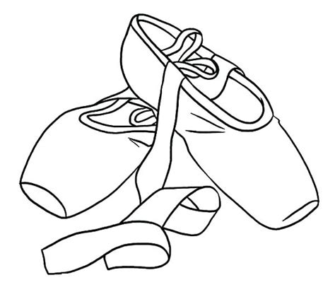 Ballet Pointe Shoes Drawing at GetDrawings | Free download