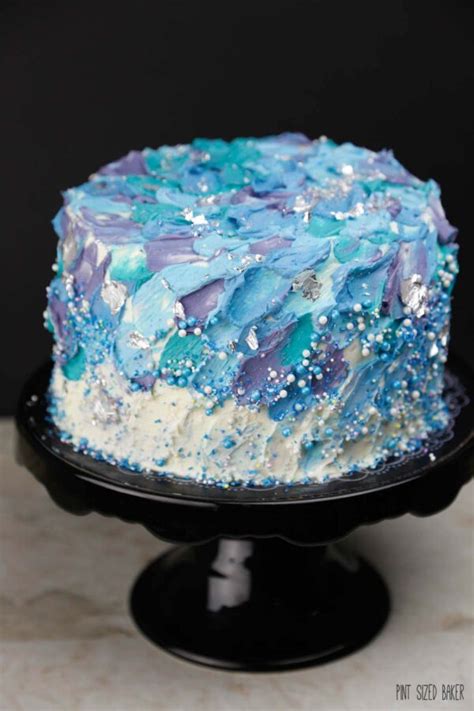 Galaxy Ripple Birthday Cake : Royal Blue Galaxy Cake With Shimmer - Bob ...