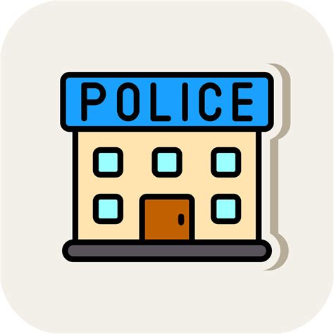 Police Station Vector Icon Design 21075404 Vector Art at Vecteezy