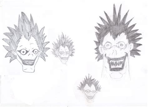 Ryuk face practise by sheriffbrody on DeviantArt