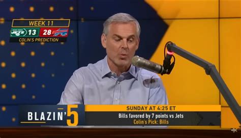 Blazing 5: Colin Cowherd Week 11 NFL Picks 2023 On Fox Sports