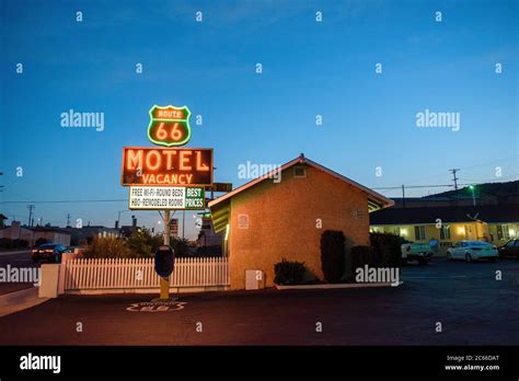 Motel on Route 66 in California, USA Stock Photo - Alamy