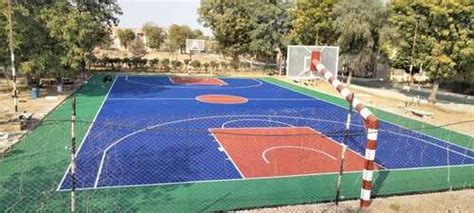 Basketball Court Construction at Best Price in Jaipur, Rajasthan | Unique Sports Flooring Systems