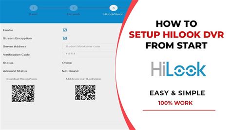 How to setup hilook dvr | hilook dvr setup guide - YouTube