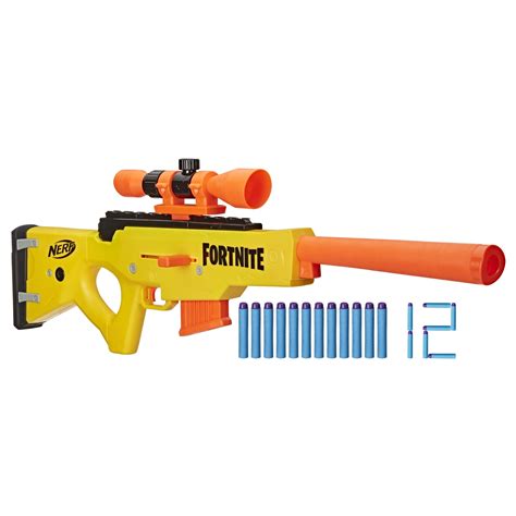 Nerf Fortnite BASR-L Blaster, Includes 12 Official Nerf Darts, for Ages ...