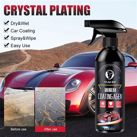 500ML Car Ceramic Nano Coating Auto Scratch Removal Spray Repair Polish Liquid Coatin Nano Glass ...