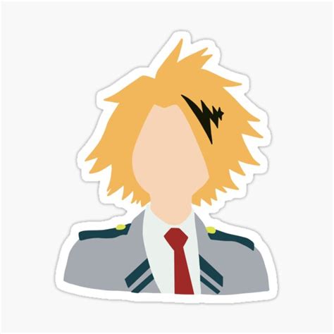 "Denki Uniform " Sticker for Sale by SeabrookCreate | Redbubble