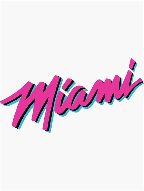 "Miami Heat Vice" Sticker by Nicmart , #AFF, #Heat, #Miami, #Vice, #Nicmart #Ad | Miami heat ...