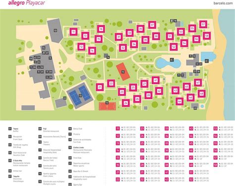 Resort Map | Allegro Playacar | Riviera Maya, Mexico