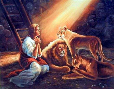 Daniel in the Lion's Den Poster- Jesus Christ | Religious Posters