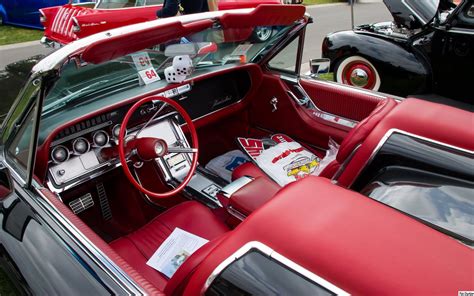 1964 Ford Thunderbird convertible with top down - interior - Ford ...