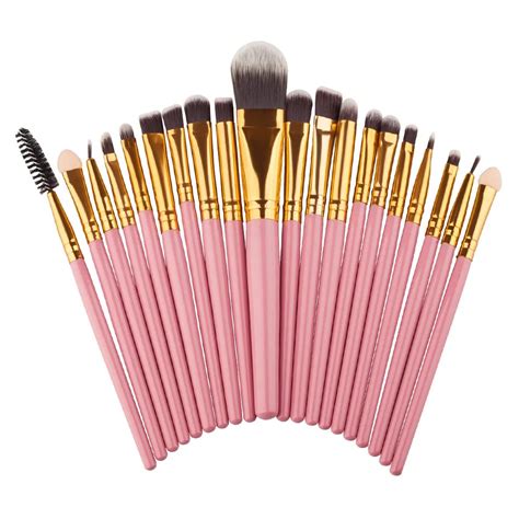 20pcs Flat Foundation Brush Makeup Brush Fast Make up Brushes Beauty Essential Makeup Tools ...