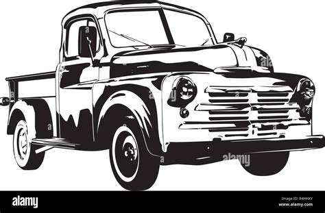 Vintage american pickup truck hi-res stock photography and images - Alamy