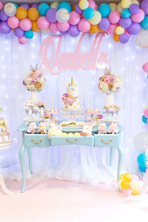 Kara's Party Ideas Mystical and Magical Unicorn Birthday Party | Kara's Party Ideas