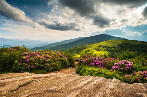 North Carolina Blue Ridge Mountains Landscape Appalachian Trail ...