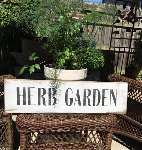 Herb Garden Sign