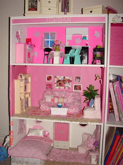 DIY Barbie House from a shelf - A girl and a glue gun