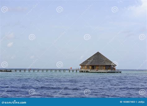 Beautiful Summer Tropical Beach on Exotic Island at Maldives Stock ...