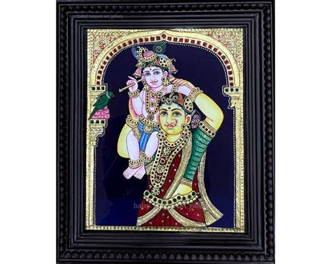 Yashoda Krishna Tanjore Painting | Tanjore painting, Painting, Yashoda ...