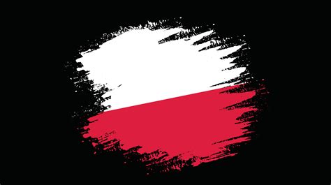 Creative Poland grunge flag 16854320 Vector Art at Vecteezy